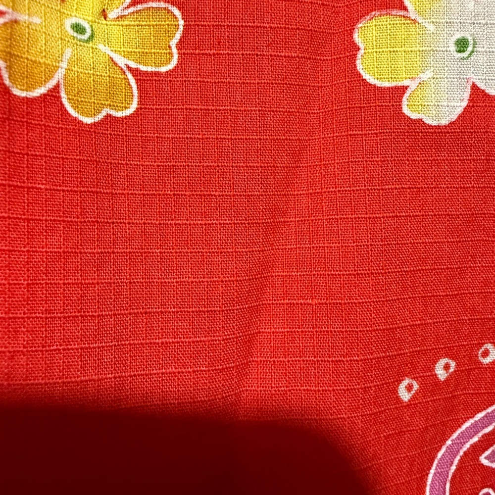 Floral Red Kimono Robe - Picture 7 of 7